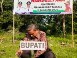 Bupati Wajo Harap Program Penanaman Sejuta Pohon Normalisasi Lahan Kritis