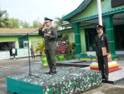 Peringatan HUT ke-77 TNI Berjalan Khidmat di Makodim 1420 Sidrap