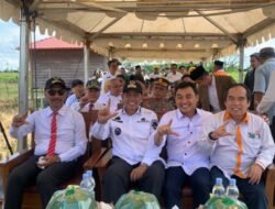 Bersama Ketua Umum PP Lazismu, Bupati Wajo Ikut Panen Raya Padi di Tomodi