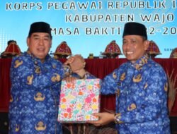 Resmi Dilantik, Amran Mahmud Minta Dewan Pengurus Korpri Wajo Solid