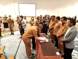 Bupati Wajo Teken Kesepakatan Pengendalian Inflasi Daerah, Bersama Kepala Daerah Se-Sulsel