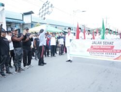 Wakil Bupati Asahan Lepas Gerak Jalan Sehat PD Muhammadiyah