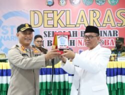 Kapolres Wajo Gelar Deklarasi Sekolah Bersinar di Institut Agama Islam As’Adiyah Sengkang