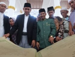 Pemkab Wajo Hadirkan Mushaf Al-Qur’an “Raksasa” di Masjid Agung Ummul Quraa