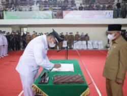 Bupati Asahan Lantik Kepala Desa Terpilih Tahun 2022