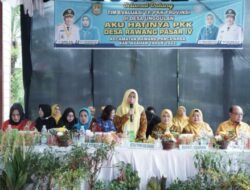 Tim Evaluasi PKK Sumut Kunjungi Desa Rawang Pasar VI di Kabupaten Asahan