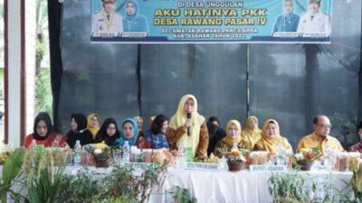 Tim Evaluasi PKK Sumut Kunjungi Desa Rawang Pasar VI di Kabupaten Asahan