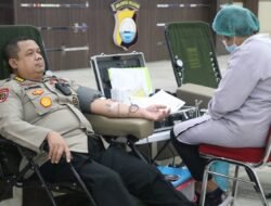 Sambut Hari Jadi ke-51,Korpri Polda Sulsel Gelar Donor Darah dan Pelayanan KB