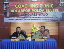 Labfor Polda Sulsel Gelar Coaching Clinic Bagi Penyidik di Polres Wajo