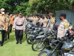 Polres Wajo, Kodim 1406 dan Pemkab Lakukan Apel Gelar Pasukan Kesiapsiagaan Penanganan Bencana Alam