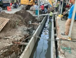 Telan Rp1,98 Miliar, Dinas PUPRP Wajo Benahi Drainase Sekitar Pasar Sentral yang Jadi Langganan Banjir