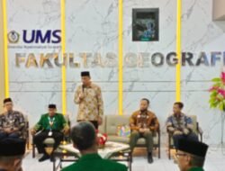 Hadiri Pembukaan Muktamar Muhammadiyah ke 48, Bupati Wajo Silaturahmi Dengan Dekan Fakultas Geografi UMS
