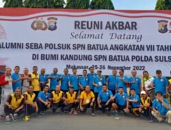 Temu Kangen Alumni Seba Polsuk Angkatan VII, Astu Terpilih Aklamasi Nahkodai IKA Nusantara Angkatan VII