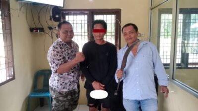 Bacok “Kepala Desa” Gunakan Egrek, Sican Diringkus Polisi