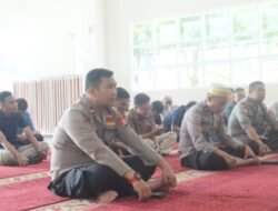 Waka Polres Wajo Bersama PJU dan Personel Mengikuti Pembinaan Rohani dan Mental