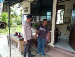 Personel Polsek Pammana Polres Wajo Gelar Patroli di Kawasan PT Energy Sengkang