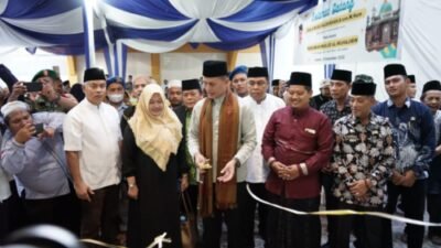 Wagubsu Resmikan Masjid Al-Muhajirin Kelurahan Sei Renggas