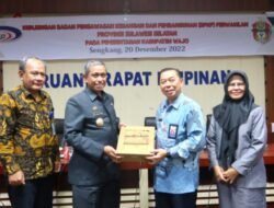 Terima Kunjungan Kepala Perwakilan, Amran Mahmud : Pemkab Wajo Sudah Kerjasama BPKP Sulsel Sejak Dulu