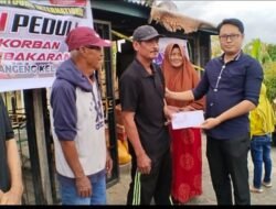 Peduli Korban Kebakaran, MGI Club Sulawesi Serahkan Bantuan Uang