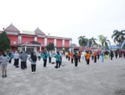 Pemkab Asahan Gelar Kegiatan Senam di Seputaran Stadion Mutiara