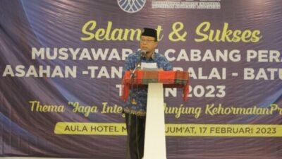 Sekda Asahan : Muscab Peradi Astara Dapat Munculkan Inovasi dan Terobosan Baru Dalam Perencanaan Program Selanjutnya