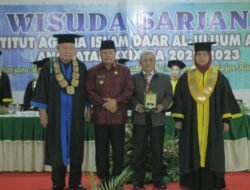 Wabup, Taufik Ikuti Wisuda Sarjana Institut Agama Islam Daar Uluum Asahan Angkatan XXIX