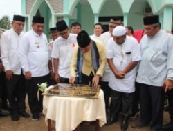 Dampingi Wagubsu Resmikan Masjid Musyahadah Kecamatan Rahuning, Ini Harapan Wakil Bupati Asahan