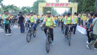 Gowes Bersama, Bupati Asahan Berharap Kedepannya Lebih Baik Lagi