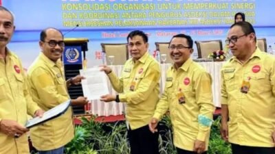 Hadiri Rakornas, ASDEKSI Korda SulSelBar Serahkan Rekomendasi Hasil Rakor