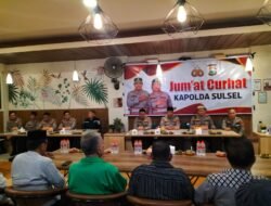 Gelar Jumat Curhat di Jalan Nusantara Makassar, Polda Sulsel dengar Keluhan Warga Terkait Maraknya Juru Parkir Liar