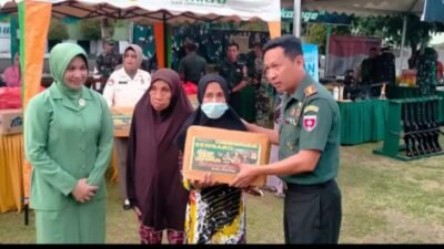 Kodim 1406/Wajo Rem 141/Tp Gelar Bazar Ramadhan dan Pameran Alutsista