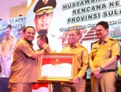 Terima Penghargaan Dalam Pencegahan Perkawinan Anak, Bupati Wajo : Terima Kasih Sinergitas Seluruh Stakeholder