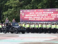 Kapolda Irjen Setyo Budi Moempoeni Pimpin Apel Gelar Pasukan Operasi Ketupat Lipu 2023
