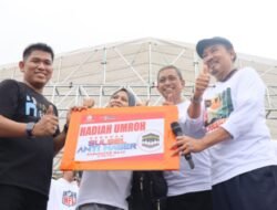 Gerakan Sulsel Anti Mager di Kabupaten Wajo, Gubernur Sulsel Bagi-bagi Hadiah