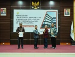 Raih Opini WTP 6 Kali Berturut – Turut, Bupati Asahan Terima Laporan Hasil Pemeriksaan LKPD Tahun 2022