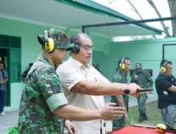 Wakil Bupati Asahan Ikuti latihan Menembak di Makodim 0208/AS