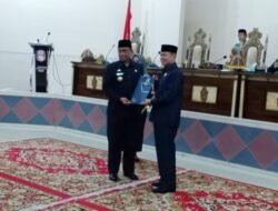 Ketua DPRD Wajo Pimpin Sidang Penyerahan Rekomendasi LKPJ Bupati Tahun 2022