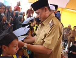 Penamatan TPQ/RA Mu’adz Bin Jabal, DPD Wahdah Islamiyah Apresiasi Perhatian Bupati Wajo