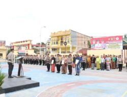 Kapolres Sidrap Pimpin Apel Ketua Satuan Keamanan Lingkungan sebagai Upaya Mempercepat Revitalisasi Satkamling