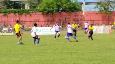 Laga Pembuka Mini Soccer, Kominfo Asahan FC Bantai Kesbangpol 2 : 0 Tanpa Balas