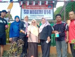 Peringati HUT Kemerdekaan, SD 014  Sungai Pinang Gelar Lomba Hias Tanaman