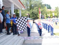Peringatan HUT ke-78 Kemerdekaan RI, Pemkab Wajo Gelar Lomba Gerak Jalan dan Karnaval
