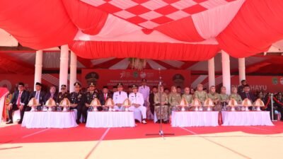 Kapolres Sidrap Hadiri Upacara Peringatan Detik-Detik Proklamasi Kemerdekaan RI ke-78 