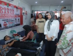 Kegiatan Donor Darah Srikandi PPMA Asahan di Tinjau Bupati