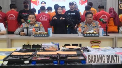 490 Kasus Kejahatan Terungkap Dalam Ops Pekat Lipu, Termasuk Kepemilikan Senjata Ilegal