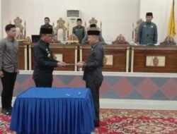 DPRD – Pemkab Wajo Tanda Tangani Nota Kesepakatan Perubahan Anggaran Tahun 2023