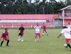 Laga Persahabatan Berakhir 3 : 3, Rocky Selamatkan PWI Asahan dari Kekalahan Lawan PWI Batubara