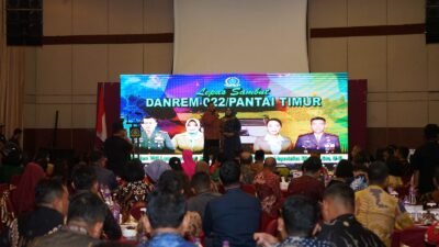 Bupati Asahan Ikuti Lepas Sambut Danrem 022/PT