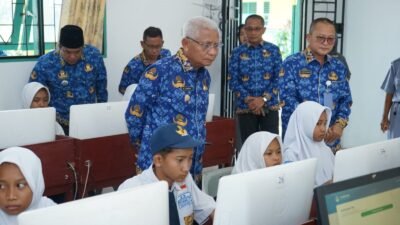 Bupati Asahan Tinjau Pelaksanaan ANBK