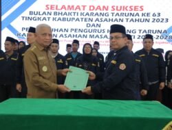 Bupati Kukuhkan Karang Taruna Kabupaten Asahan Masa Bhakti 2023-2028
